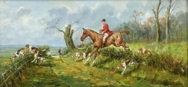 Allan Blackmoor (British 20th century): Hunting Scene