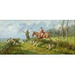 Allan Blackmoor (British 20th century): Hunting Scene