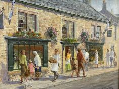 Larry Feather (British 20th century): 'Bakewell Pudding Shop'