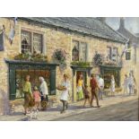 Larry Feather (British 20th century): 'Bakewell Pudding Shop'