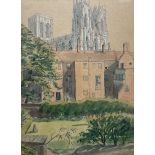 Edgar Holloway (British 1914-2008): 'York' Minster