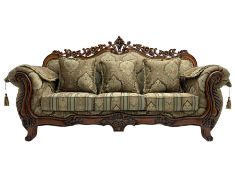 Italian Baroque design three seat sofa