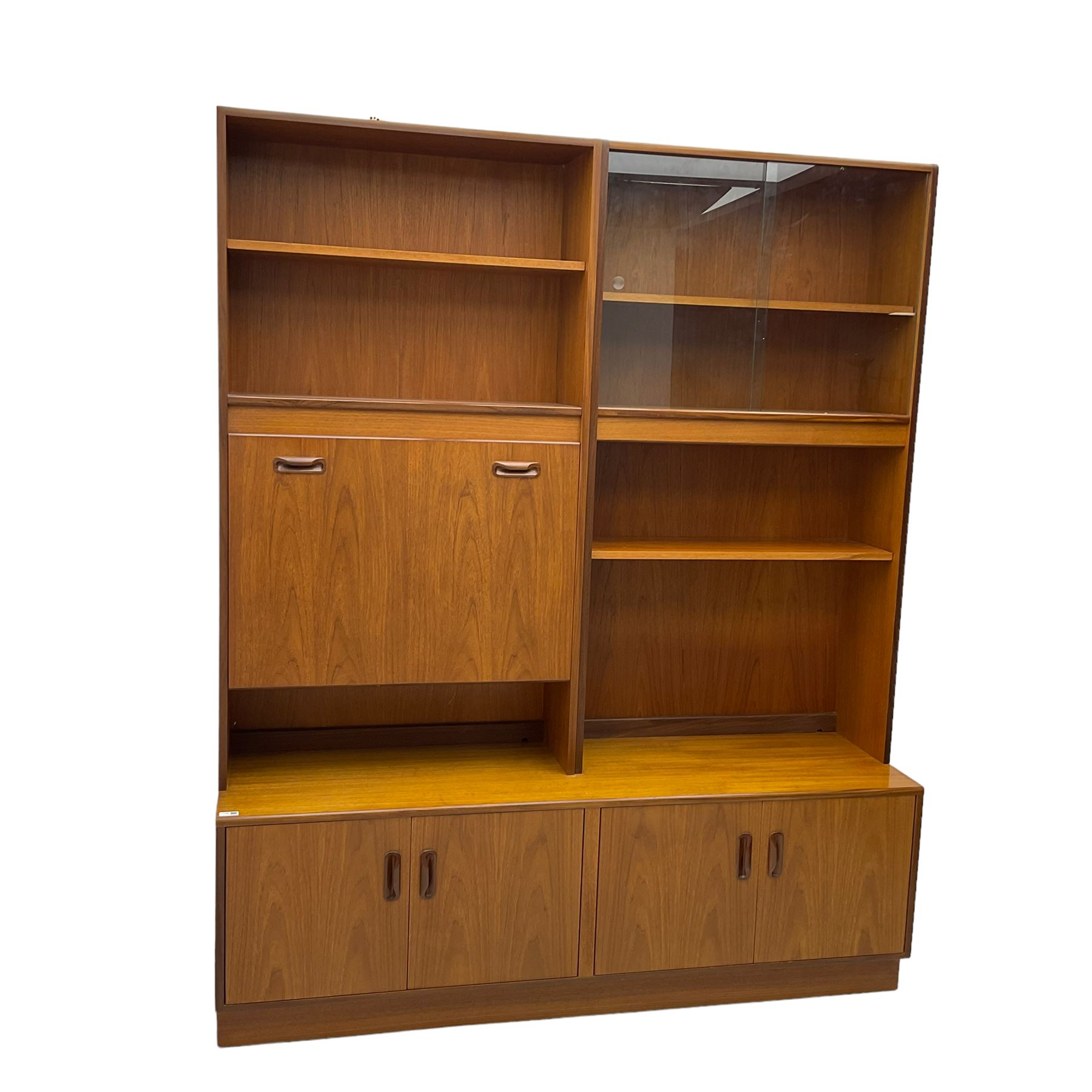 G-Plan - mid-20th century teak modular wall cabinet - Image 2 of 6