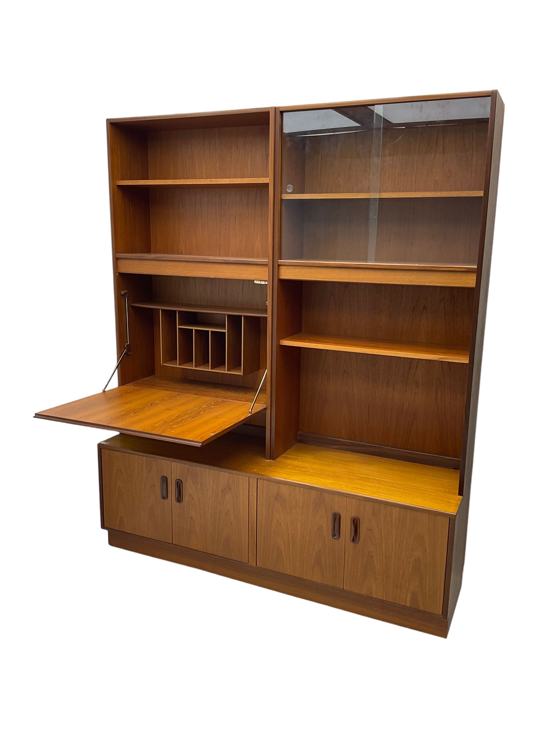 G-Plan - mid-20th century teak modular wall cabinet - Image 5 of 6