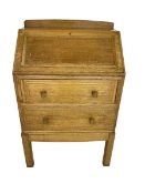 1930's Art Deco period oak bureau