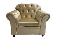 Chesterfield shaped armchair