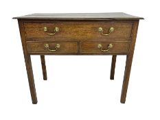 Georgian oak lowboy