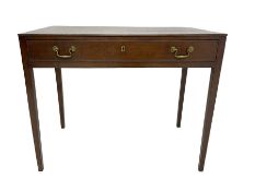 George III mahogany low-boy