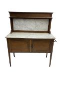 Edwardian mahogany washstand