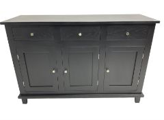 Agars of Whitby charcoal solid ash sideboard