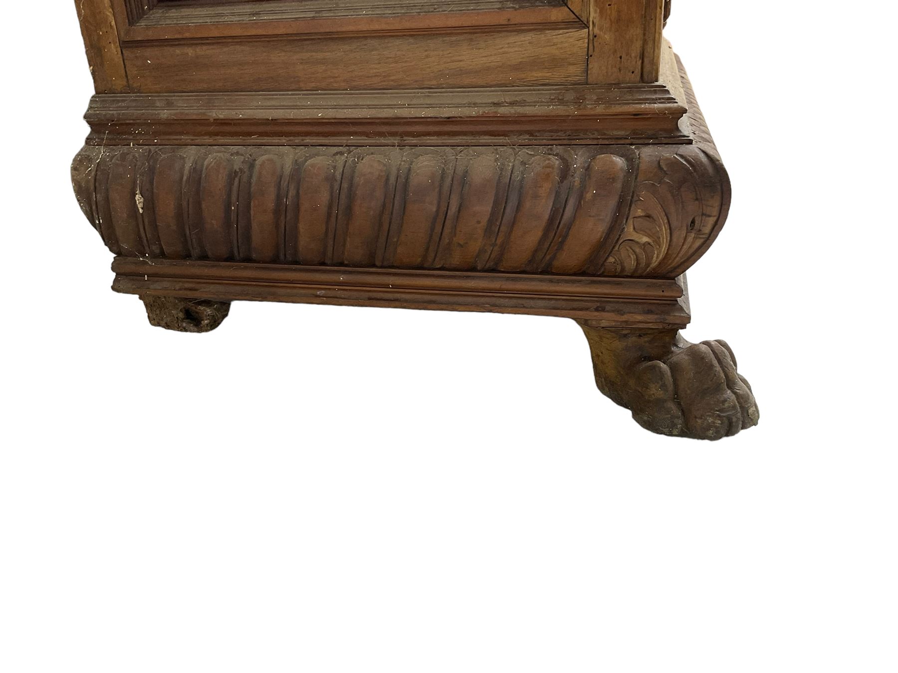 Early 20th century walnut side cabinet - Image 2 of 6