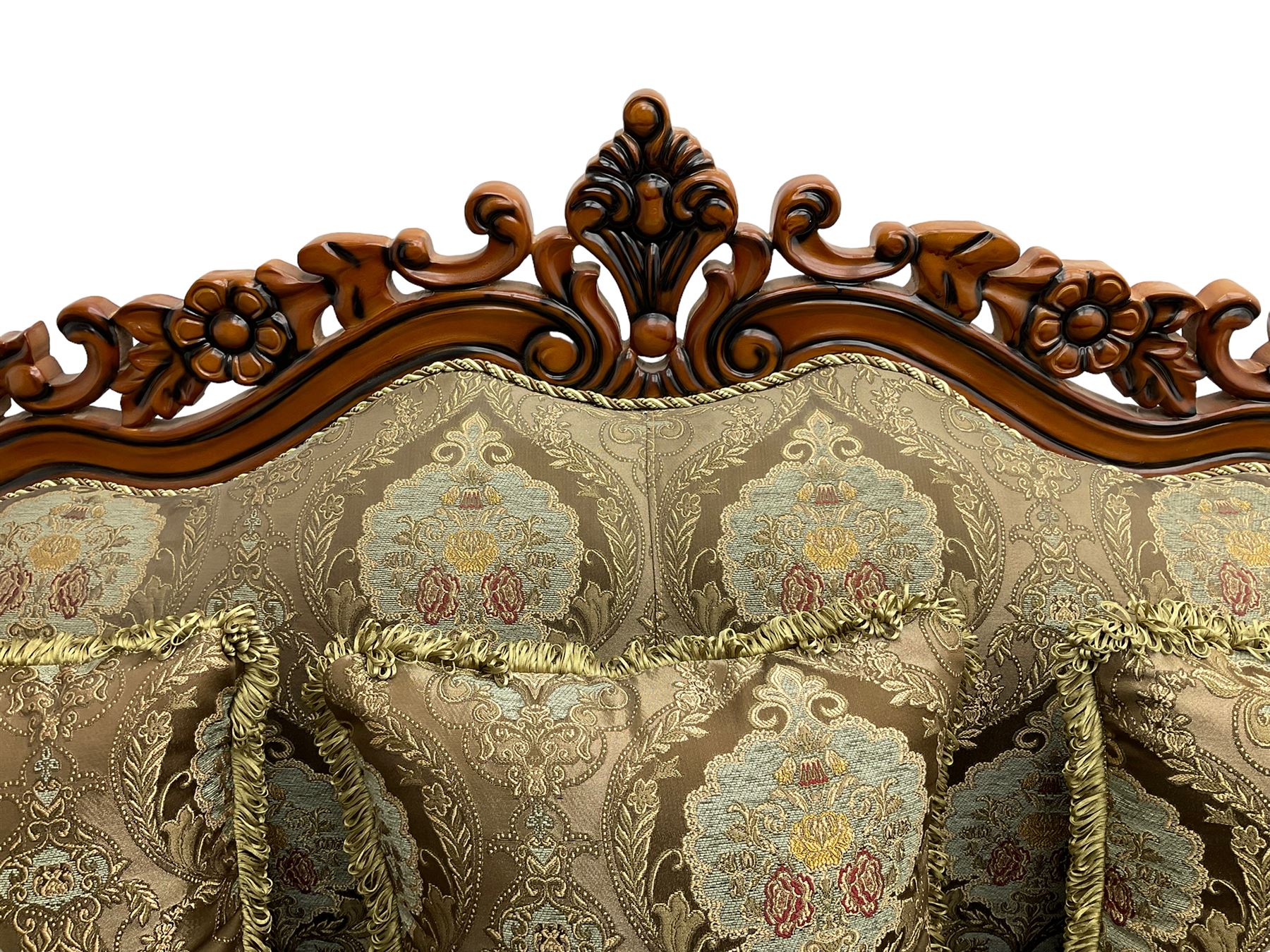 Italian Baroque design three seat sofa - Image 2 of 5