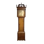 30-hour 18th century oak cased longcase clock by Jeremiah Standring of Bolton