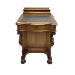 Victorian walnut davenport desk