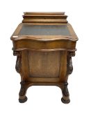 Victorian walnut davenport desk