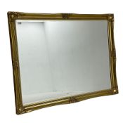 Large gilt framed wall mirror