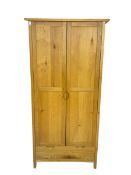 Oak double wardrobe