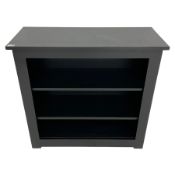 Agars of Whitby - charcoal solid ash bookcase