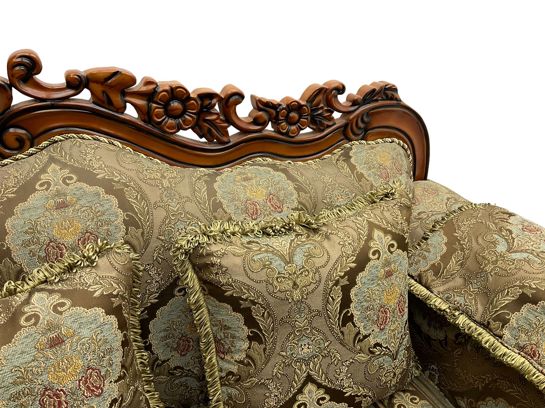 Italian Baroque design three seat sofa - Image 3 of 5