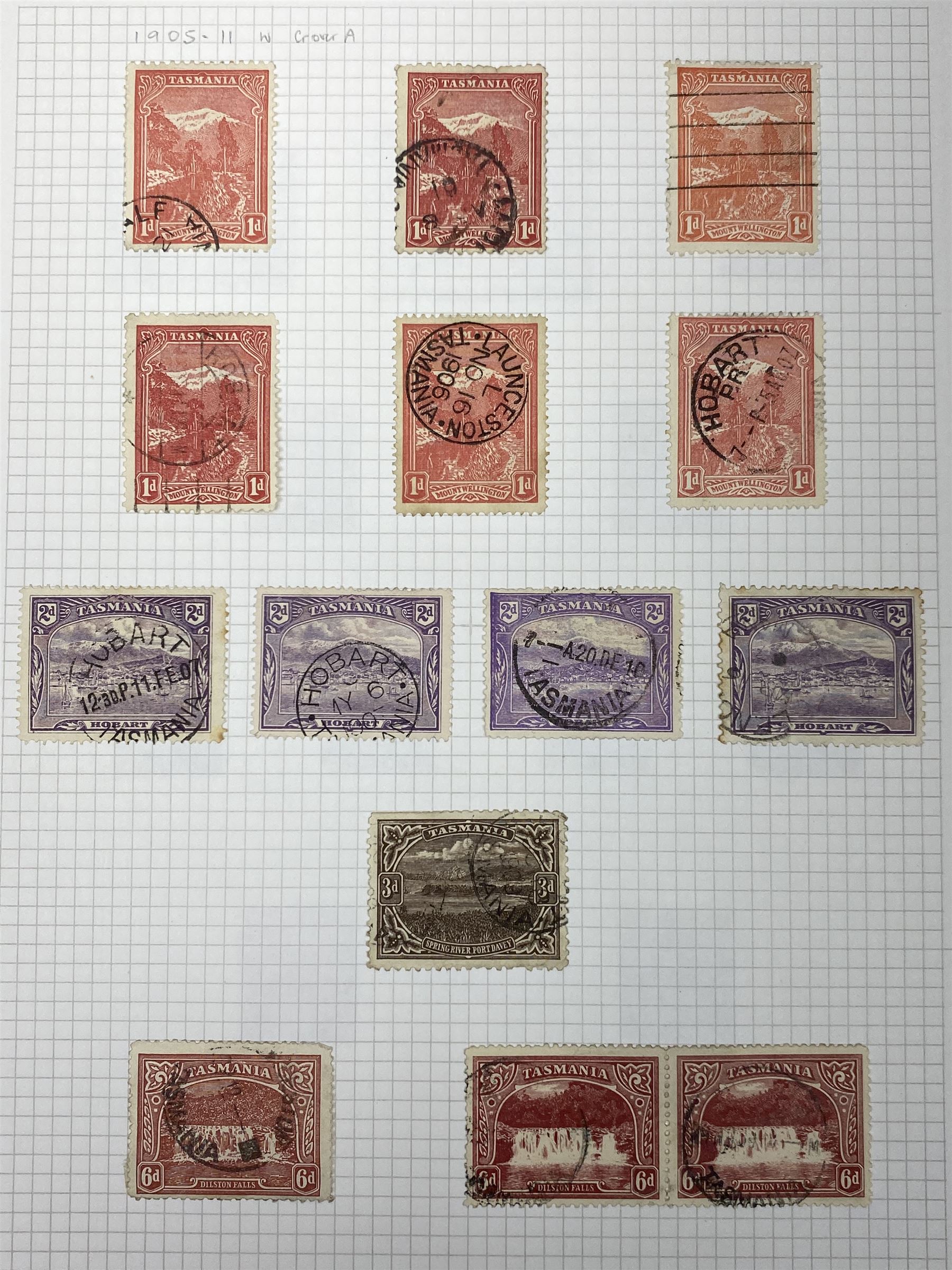 Van Diemen's Land (Tasmania) Queen Victoria and later stamps - Image 13 of 15