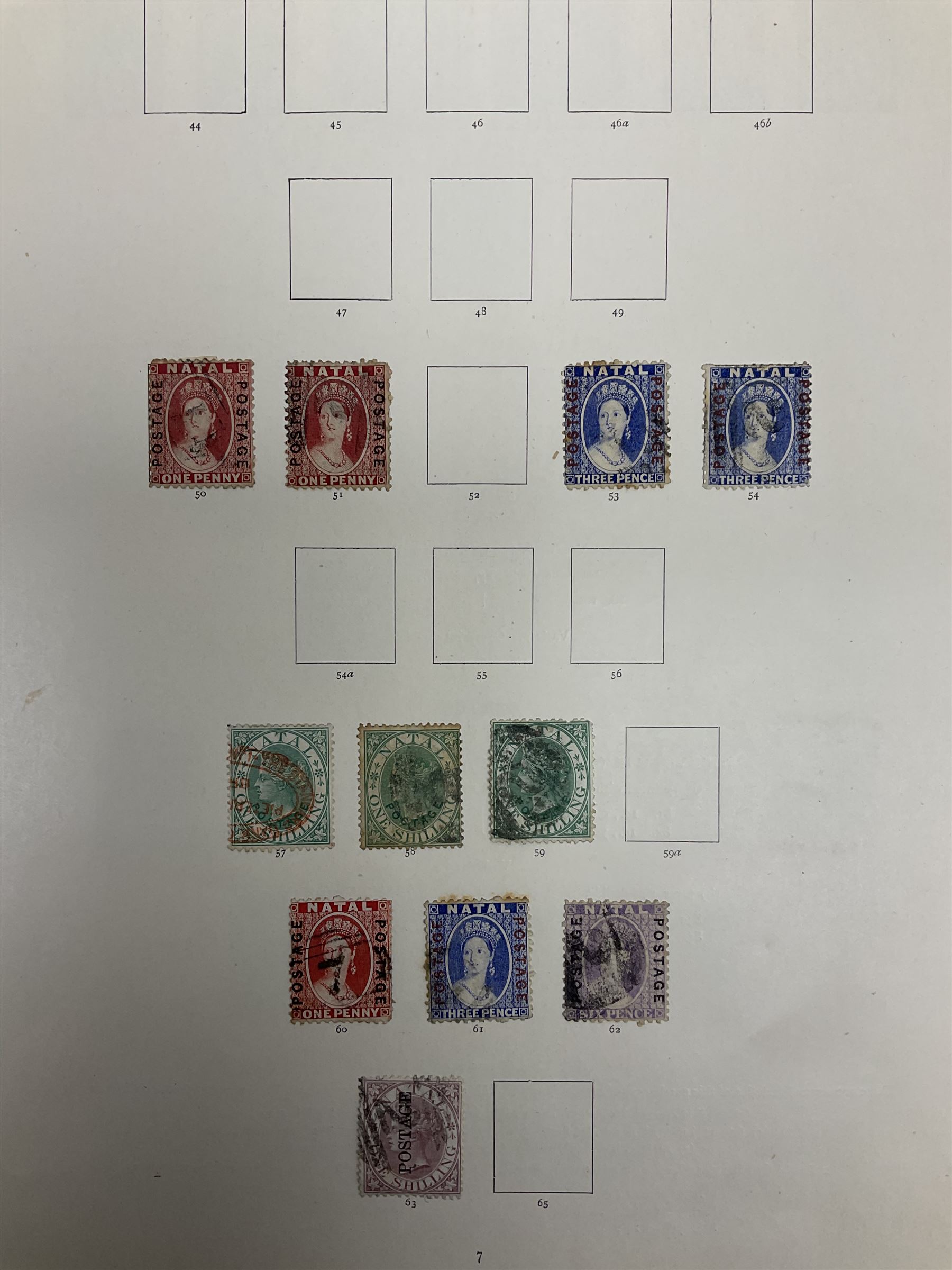 Natal Queen Victoria and later stamps - Image 3 of 10