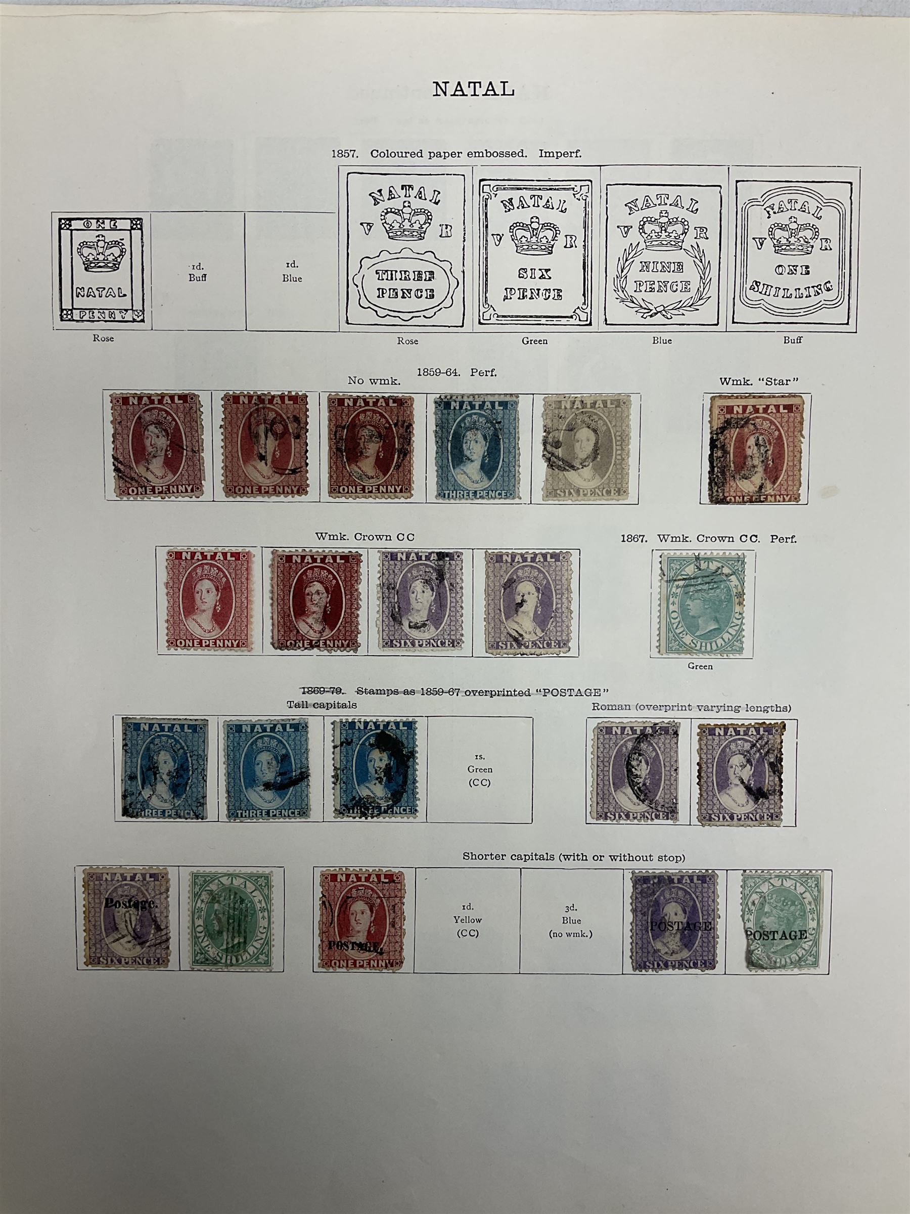 Natal Queen Victoria and later stamps - Image 2 of 10