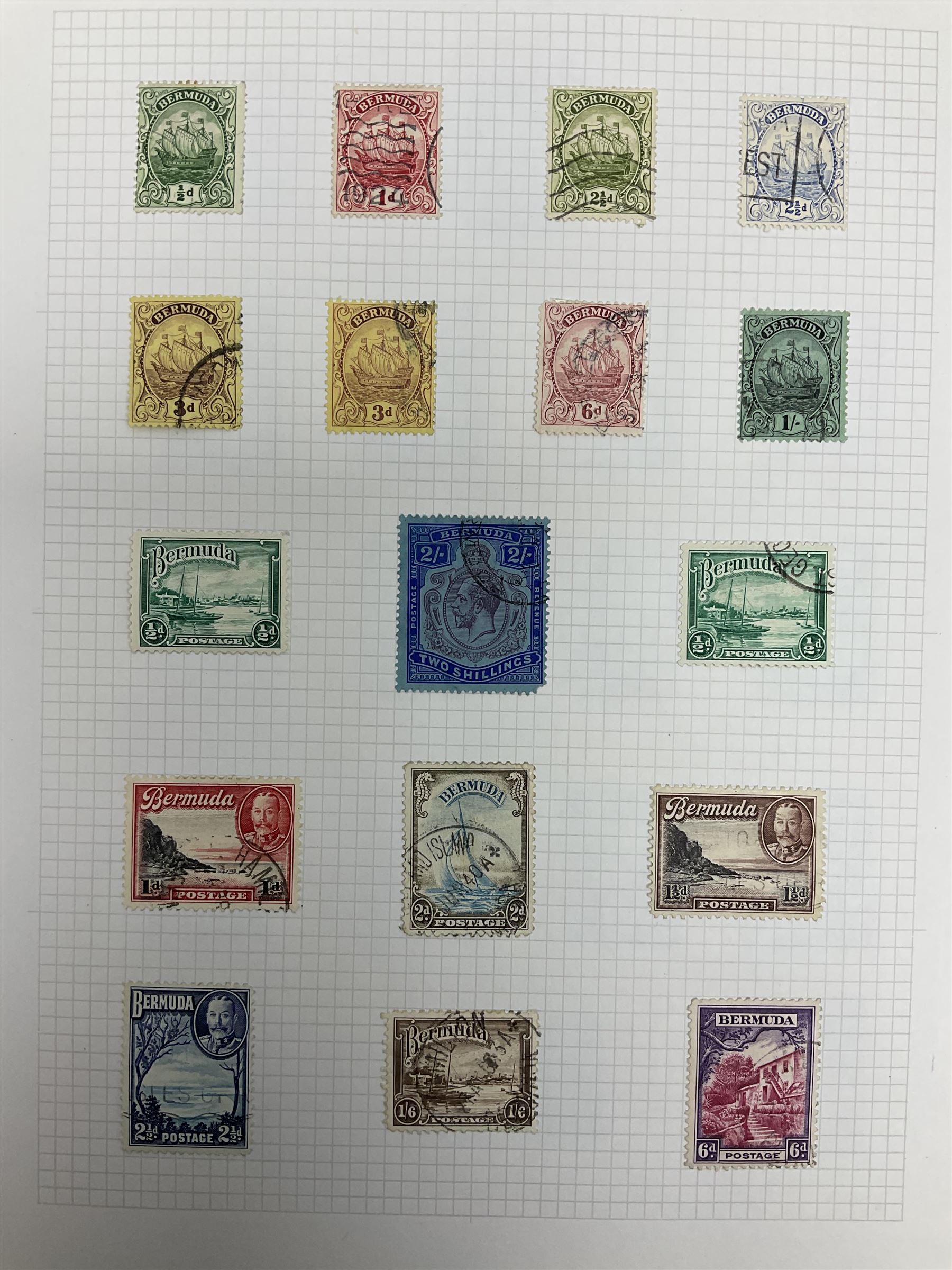 Bermuda Queen Victoria and later stamps - Image 4 of 13