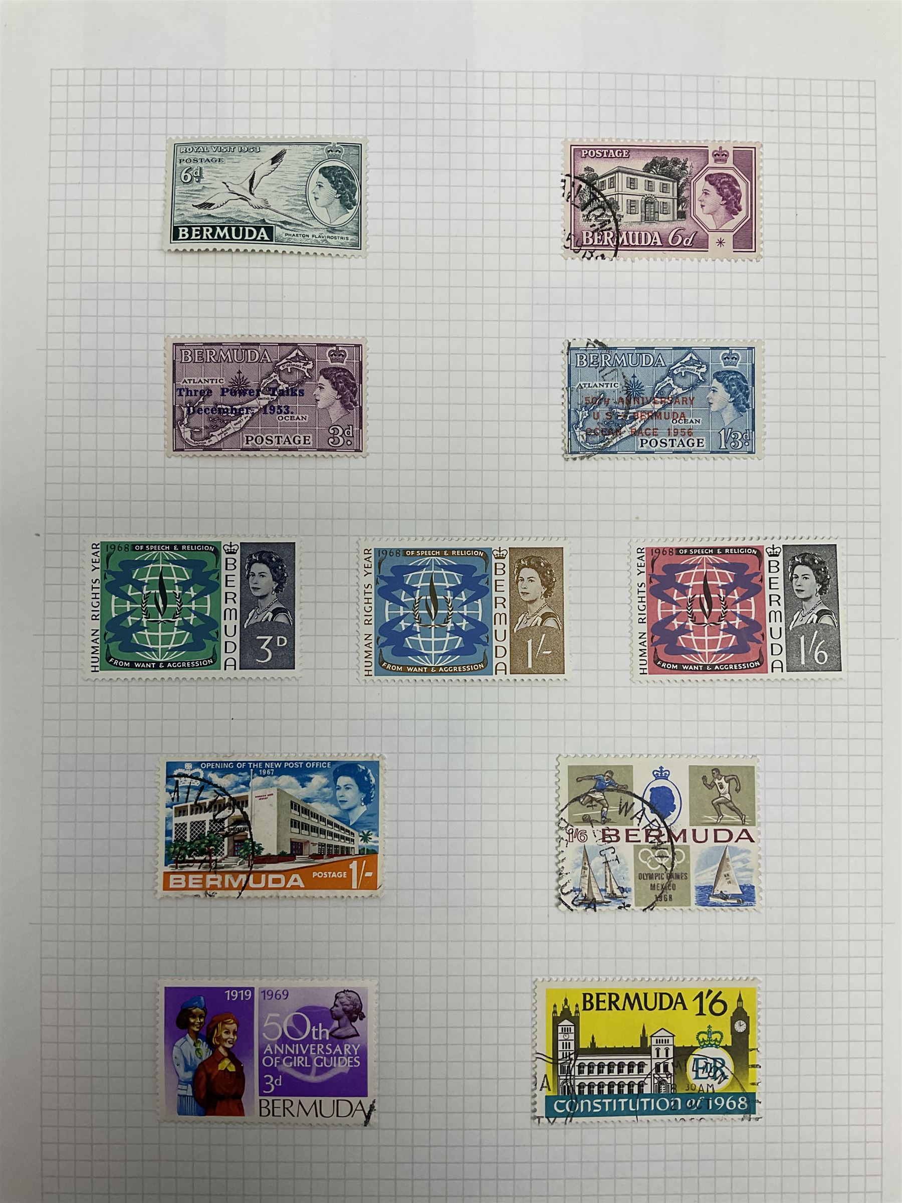 Bermuda Queen Victoria and later stamps - Image 8 of 13