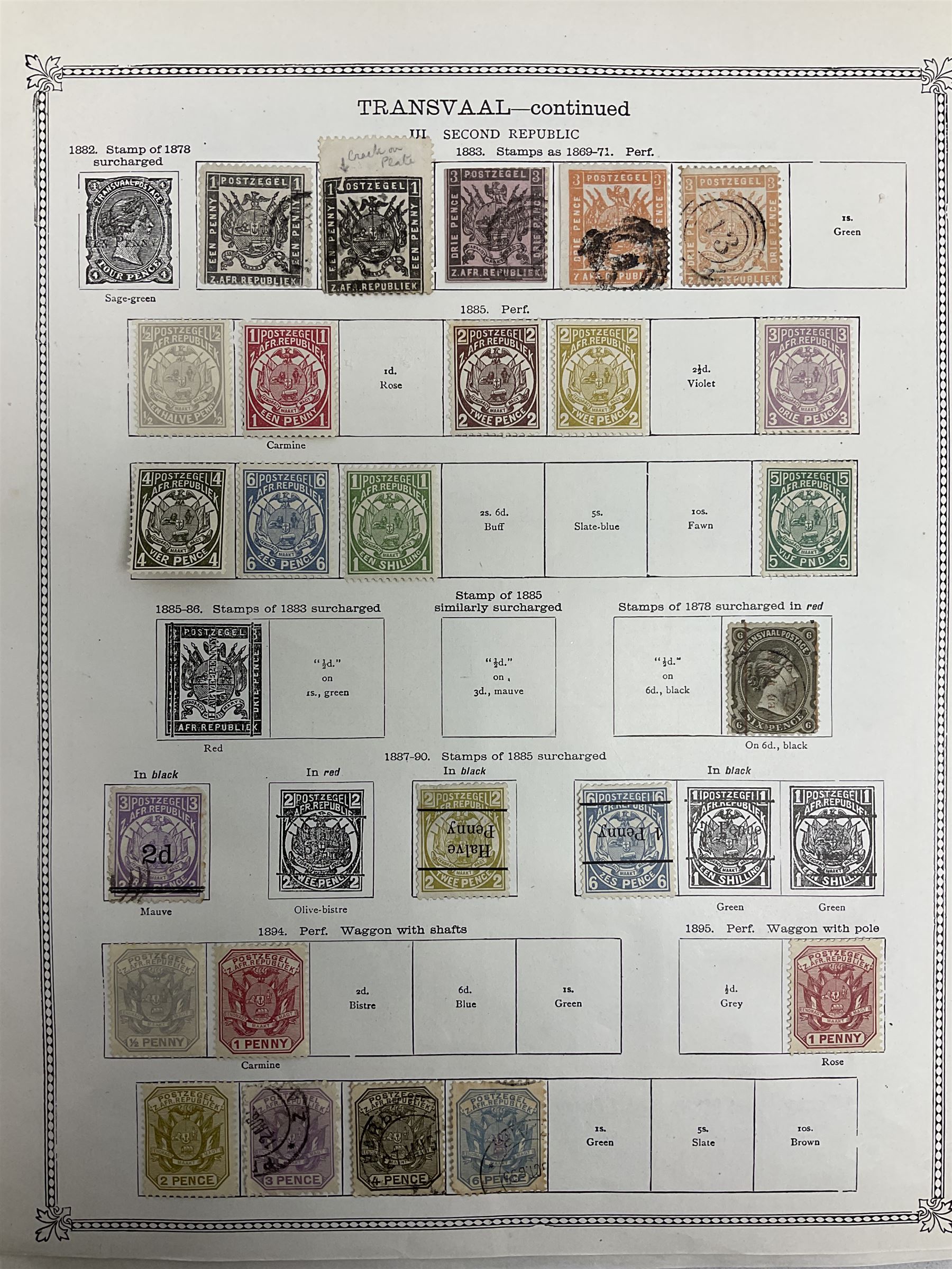 Transvaal stamps - Image 5 of 15