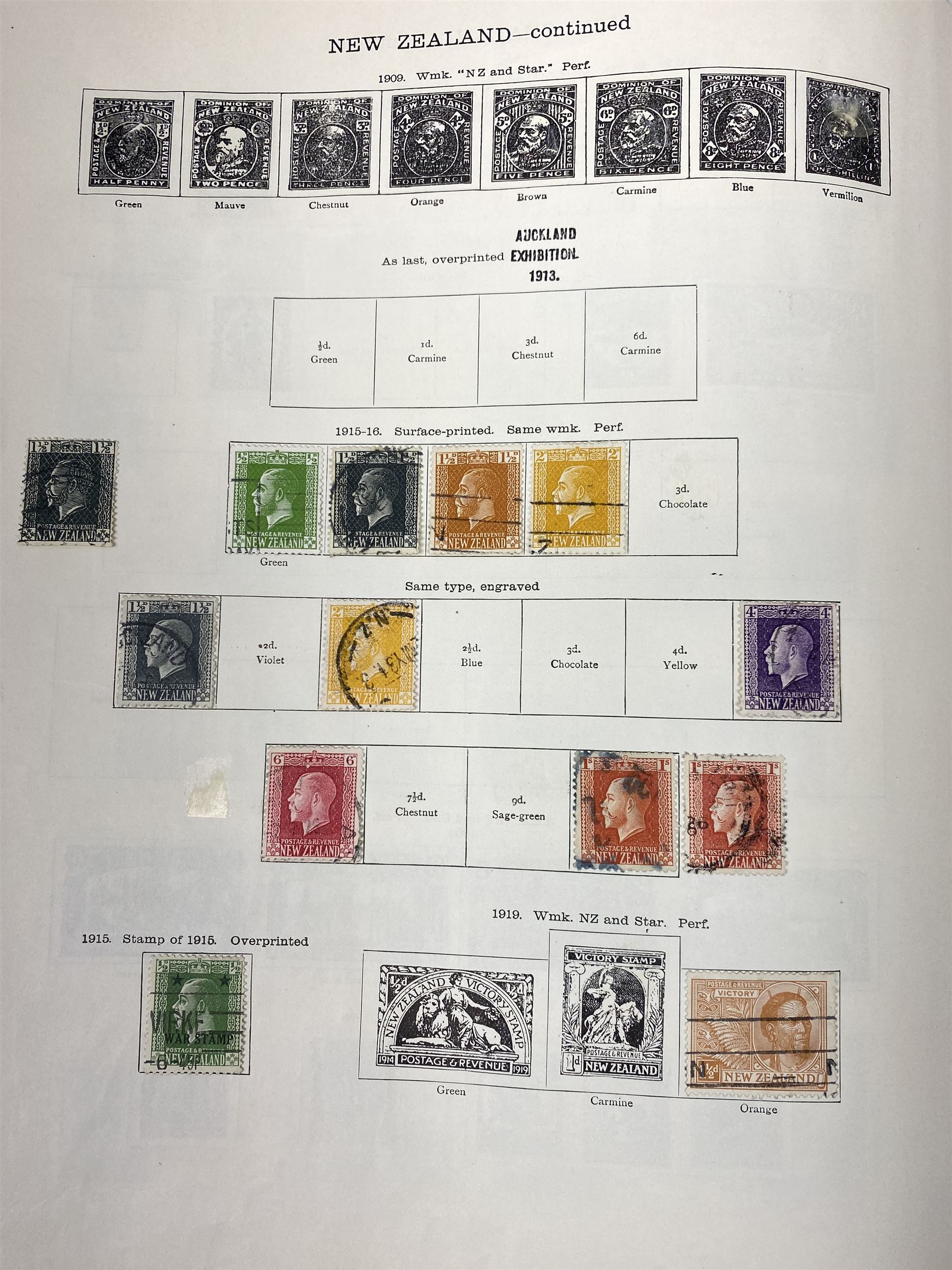 New Zealand Queen Victoria and later stamps - Image 5 of 14