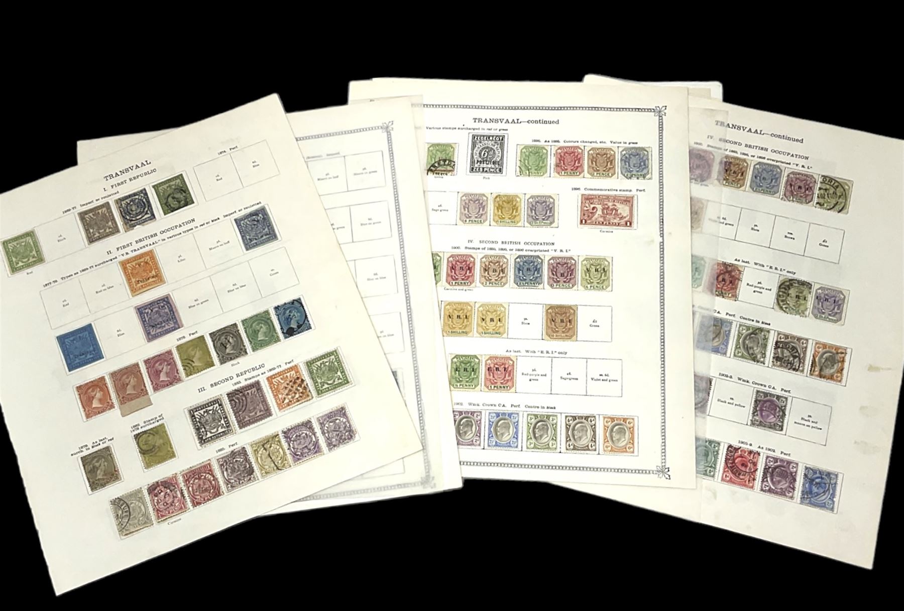 Transvaal stamps