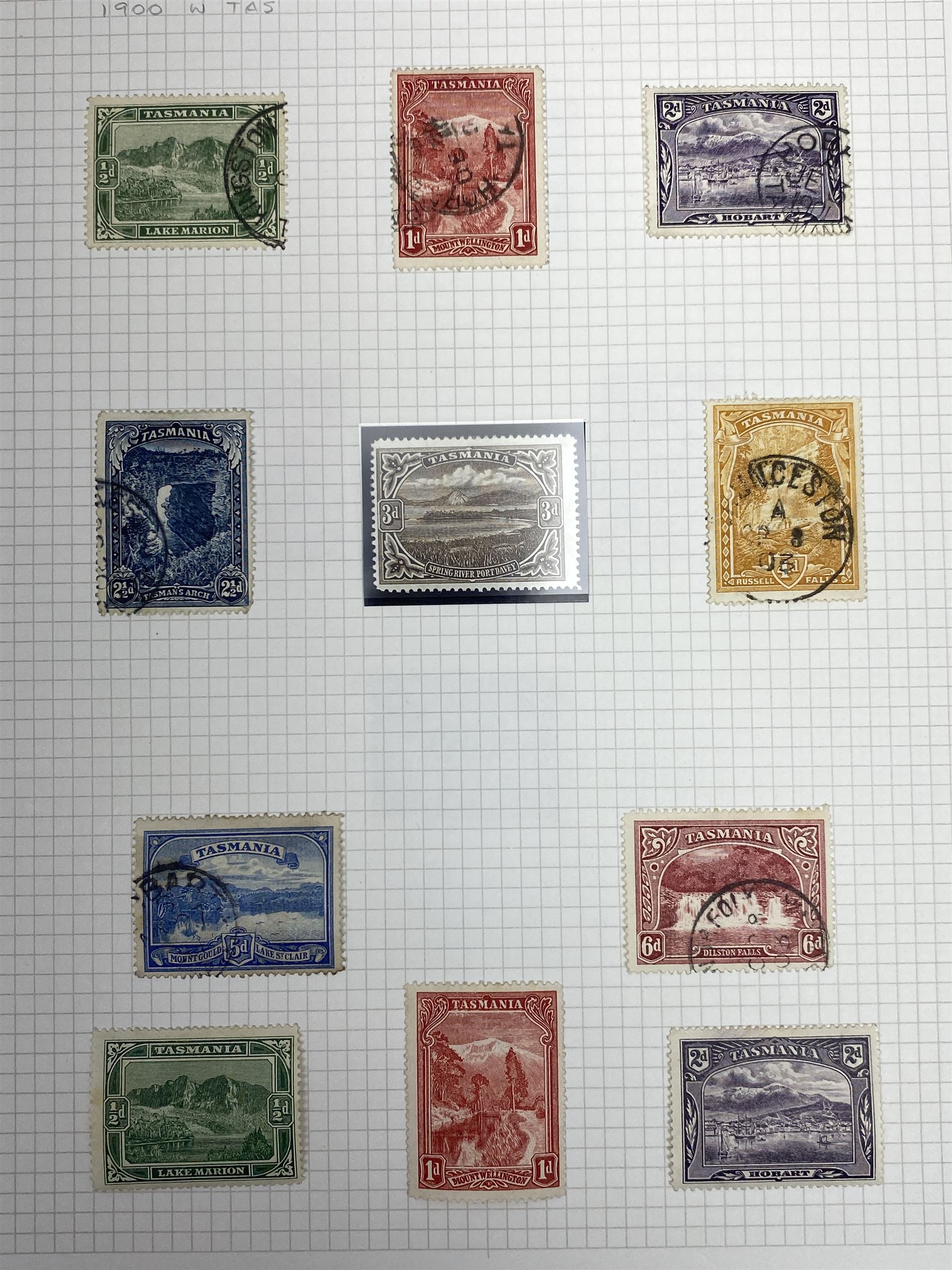 Van Diemen's Land (Tasmania) Queen Victoria and later stamps - Image 11 of 15