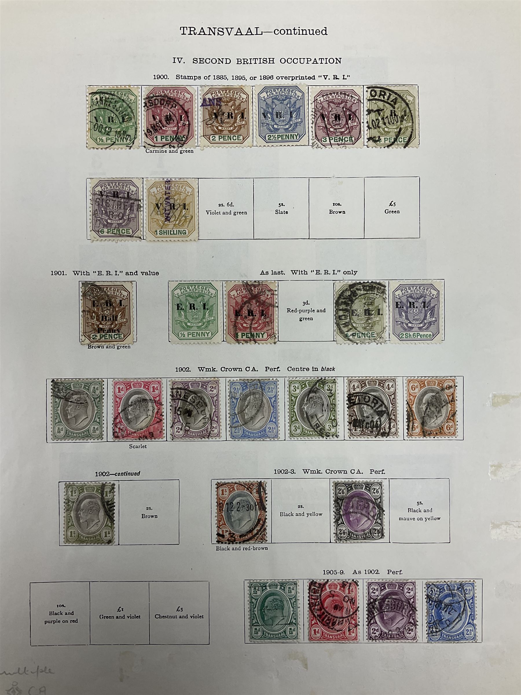 Transvaal stamps - Image 8 of 15