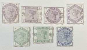 Great Britain Queen Victoria 1883-4 stamps