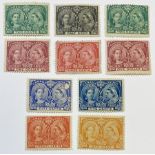Canada Queen Victoria 1897 ten stamps