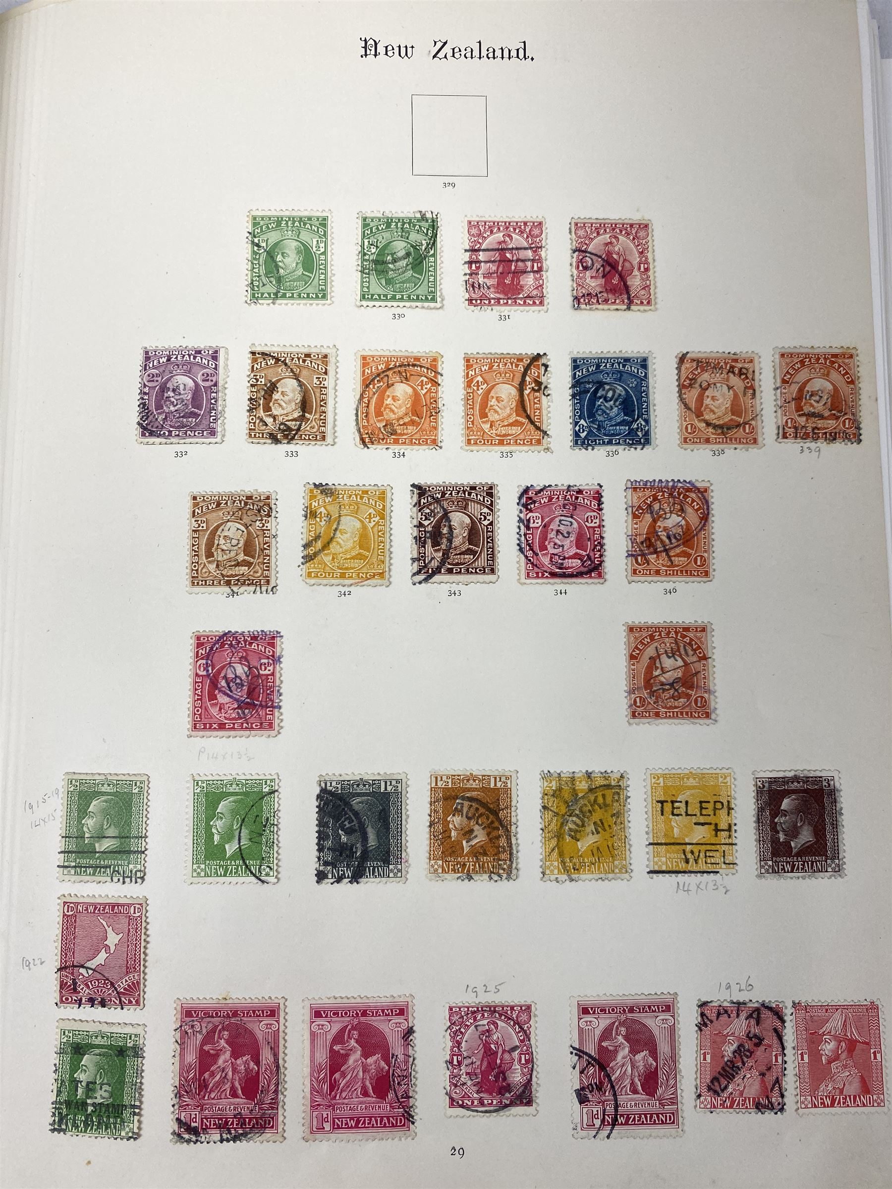 New Zealand Queen Victoria and later stamps - Image 11 of 14