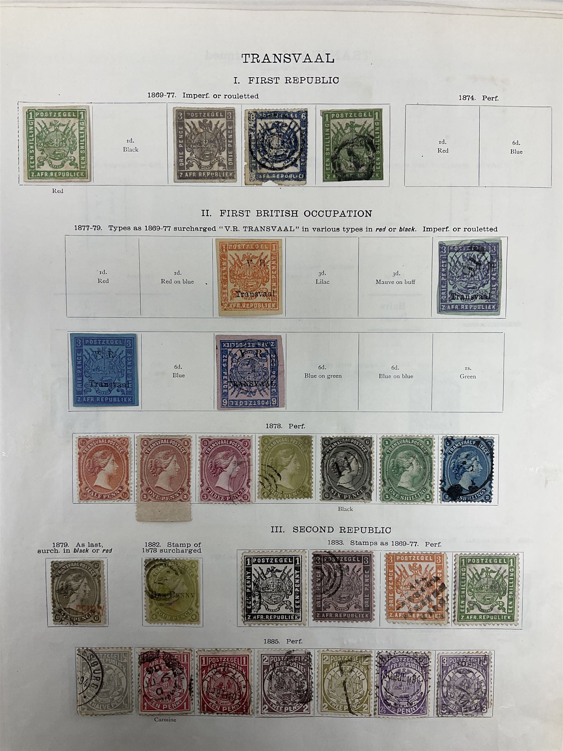 Transvaal stamps - Image 2 of 15