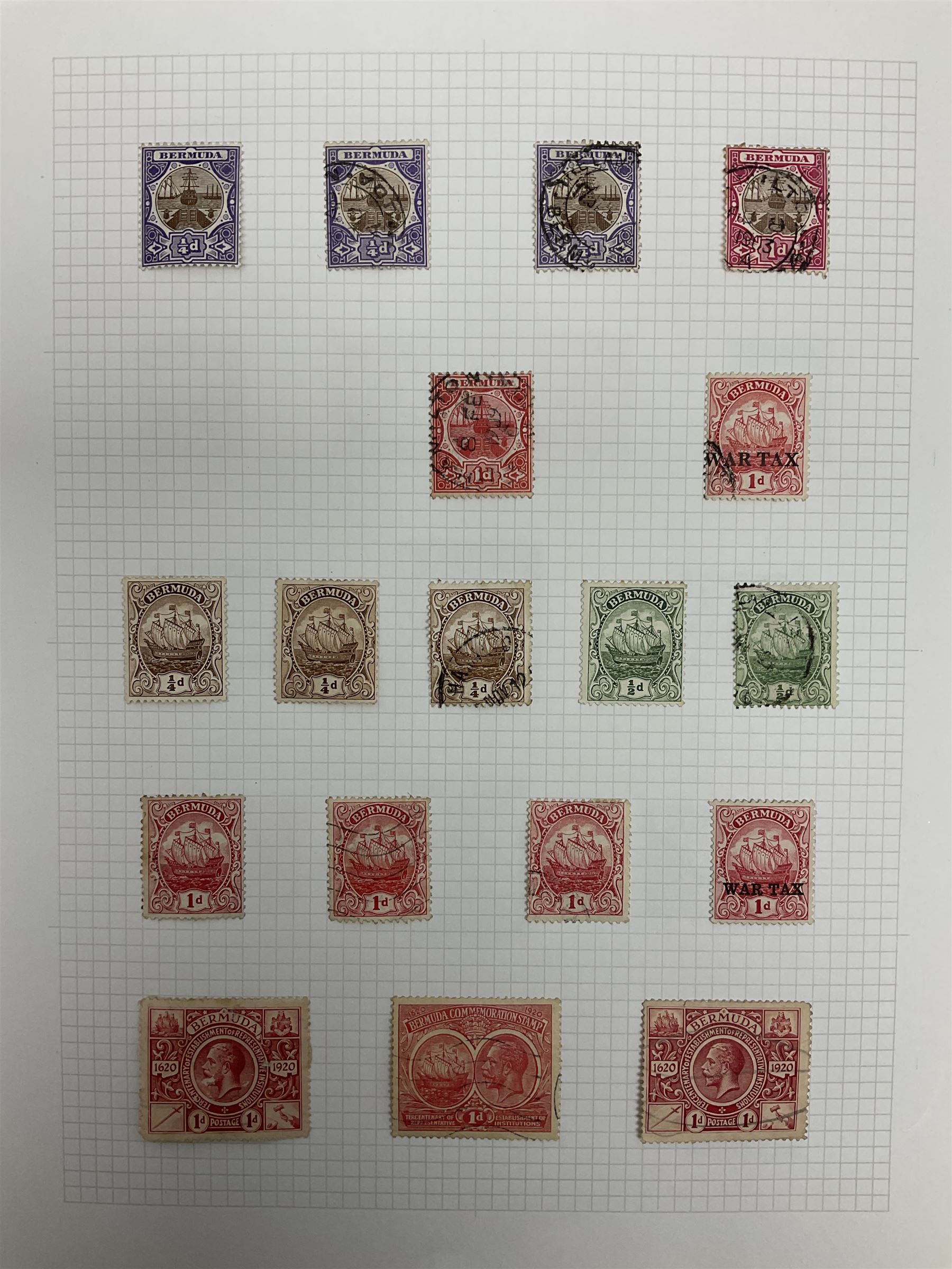 Bermuda Queen Victoria and later stamps - Image 3 of 13