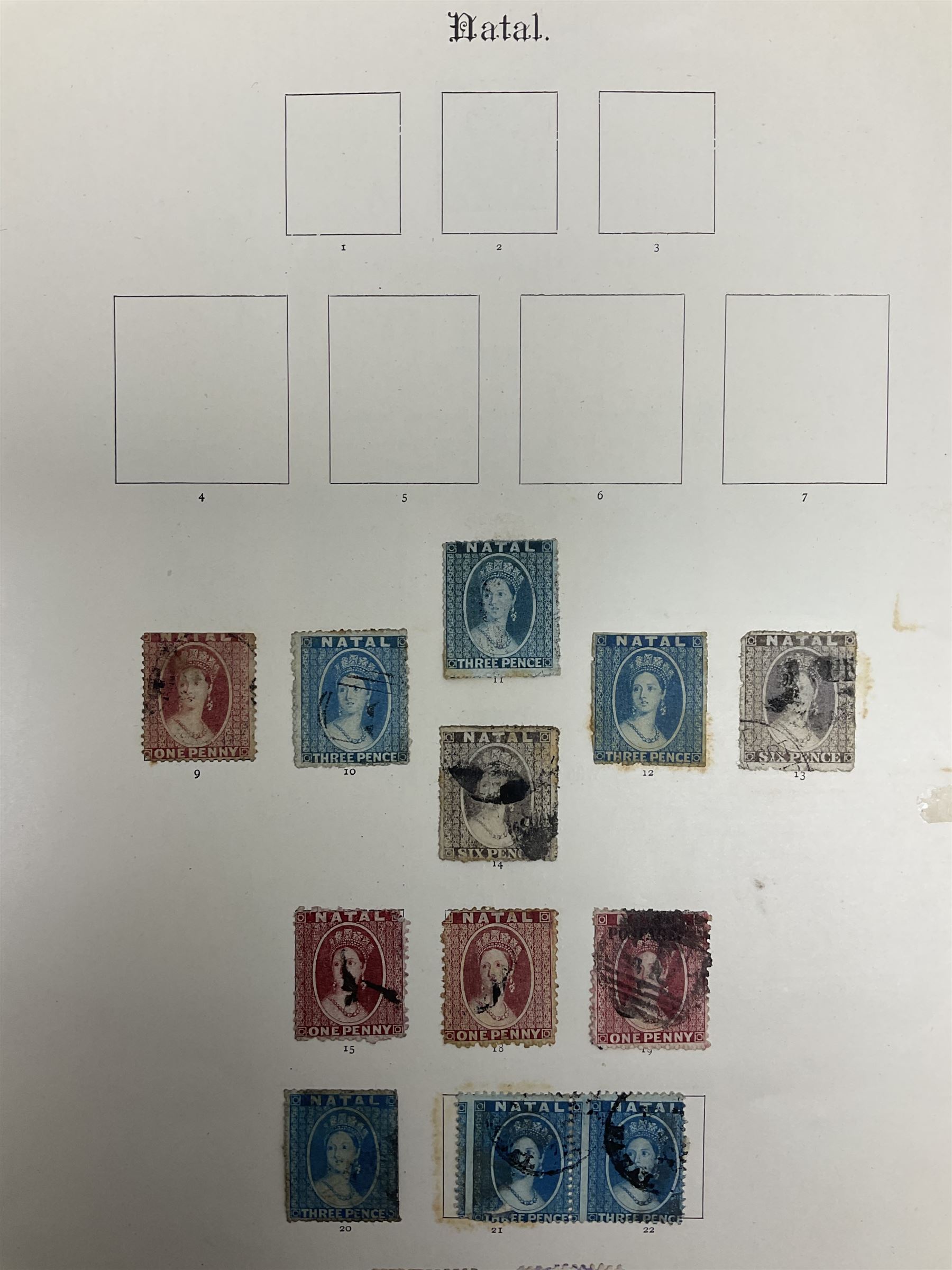 Natal Queen Victoria and later stamps - Image 5 of 10
