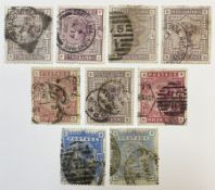 Great Britain Queen Victoria 1883-4 stamps