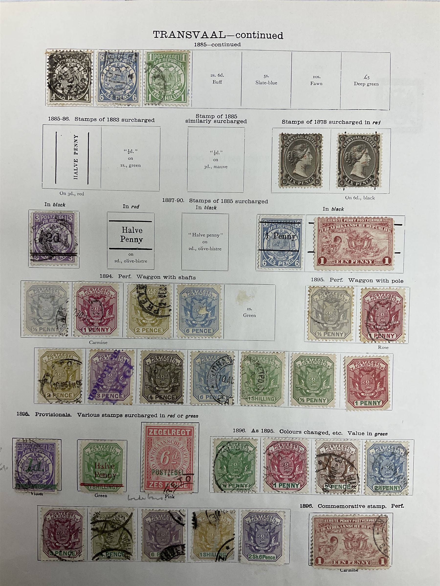 Transvaal stamps - Image 3 of 15