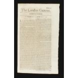 The London Gazette; 1703 The front cover of the 15-19 April ed. G