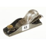 A USA STANLEY knuckle joint block plane with orig iron G+
