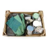 Quantity of dust mask filters and empty tool rolls G
