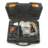 A CHALLENGE XTREME SDS hammer drill in fitted case 240v Pat tested