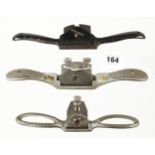 A PRESTON No 1374P adjustable spokeshave and two other shaves G+