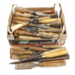 50 old chisels and gouges G