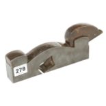 A 1 1/4" steel shoulder plane by SLATER small crack to rear of casting G