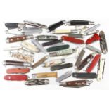40 various penknives G to G+