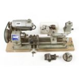 A model makers small lathe by ELLIOTT UNIMATT. not tested